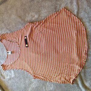 Banabee racerback striped tank top